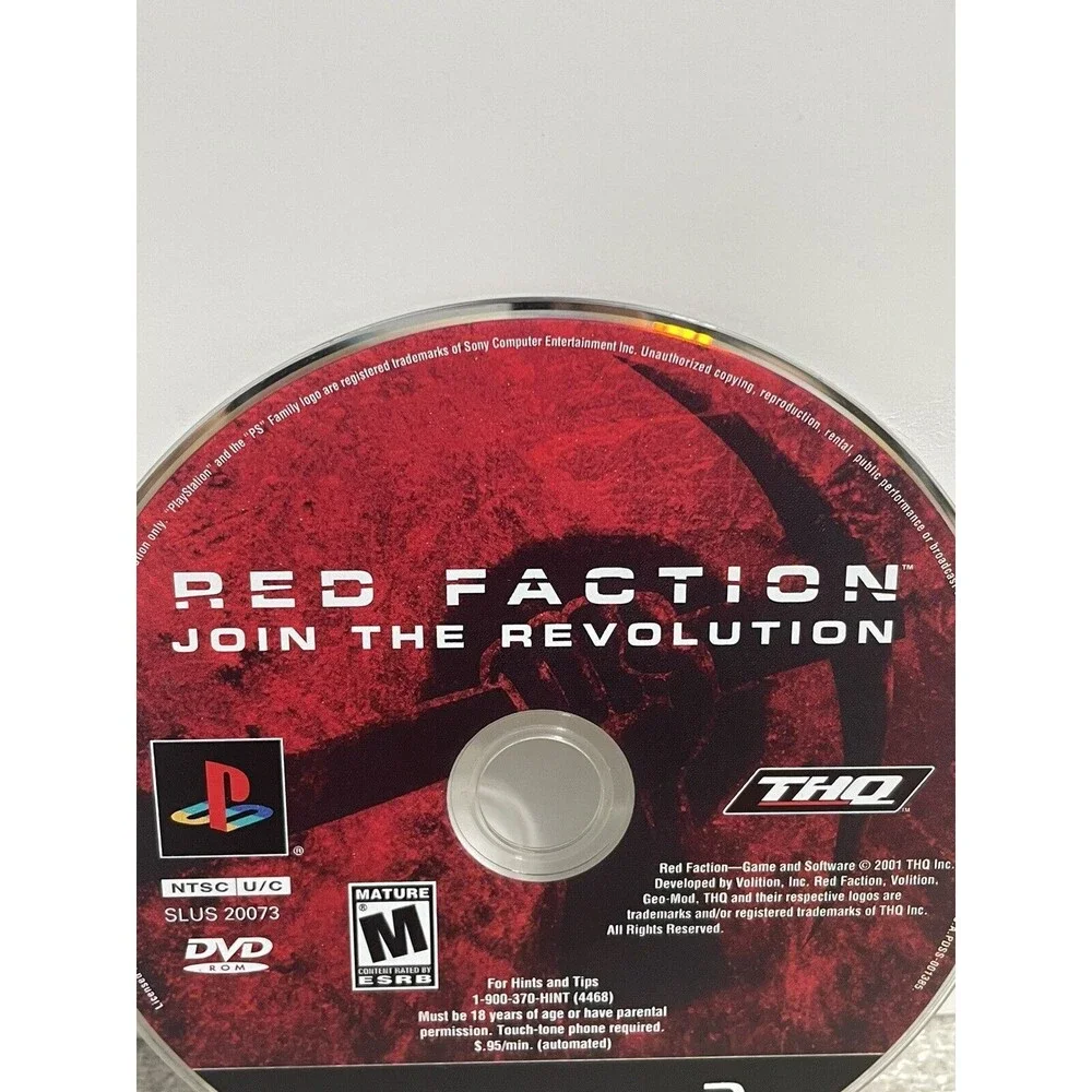 Red Faction Join the Revolution PS2 PlayStation 2 - Disc only